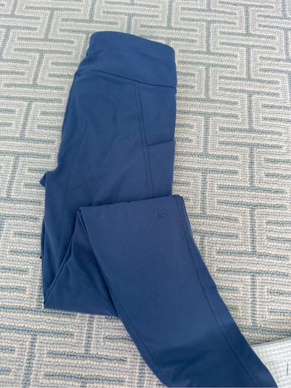 Athleta Kids Active Leggings - Blue and Mauve